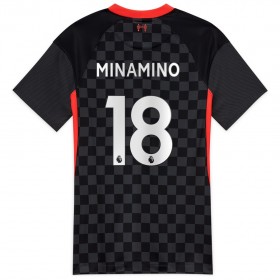Camisolas de futebol Liverpool Takumi Minamino 18 Equipamento 3ª 2020/21 Manga Curta